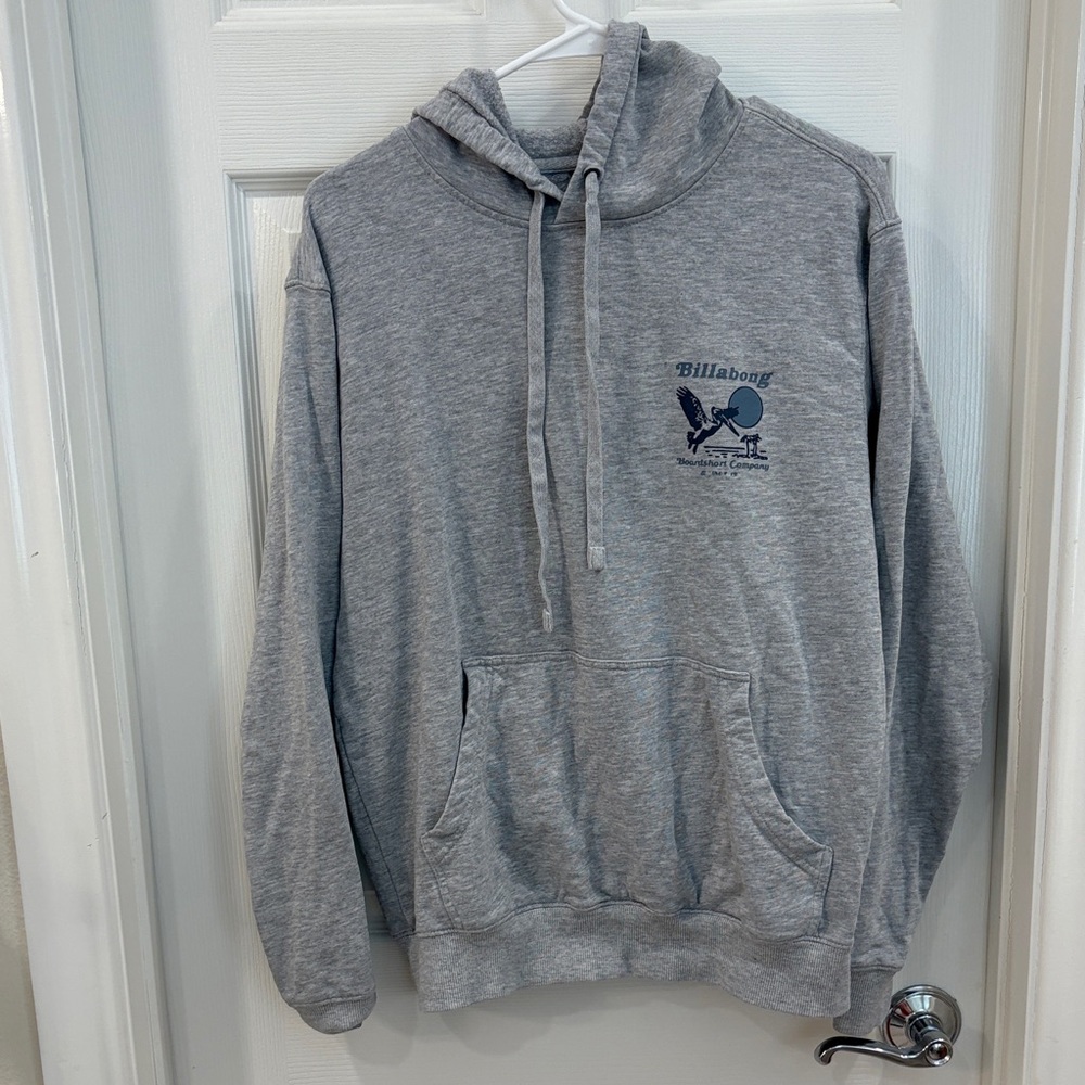 Billabong Heather Gray Men's Hoodie Small
